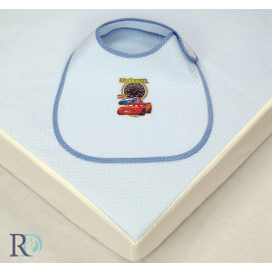 Бебешки непромокаем чаршаф с ластик Син